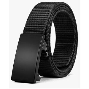 CHAOREN Nylon Ratchet Belts for Men Adjustable Web Belt - Automatic Slide Buckle